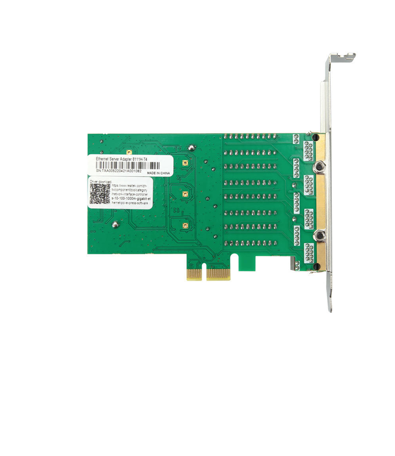 PCI e sang 4 cổng Lan